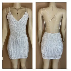 🌙 Windsor Open Back Sequin Dress